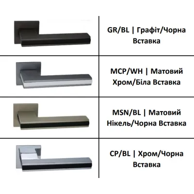 Ручки на розетах Genrich R77.220-1