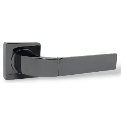 Ручки на розетах Кедр R08-170-AL-BLACK NI-0
