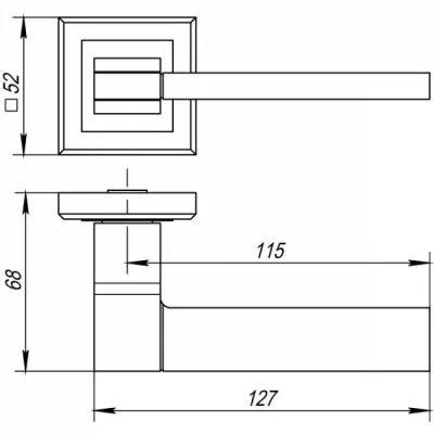 Ручки на розетах Punto Tech QL-3