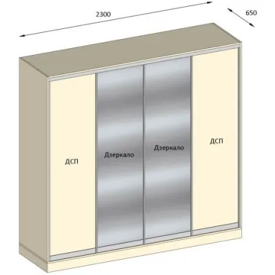 Вариант Шкафа-купе №52 05.02.2026-0