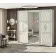 Шафа-купе 2200 мм Комфорт "Венеція" глянець 3 х дверна дуб білений-2-thumb