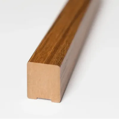 Рейка с МДФ дуб Родос темный RockWood 25-30-2800 мм-0