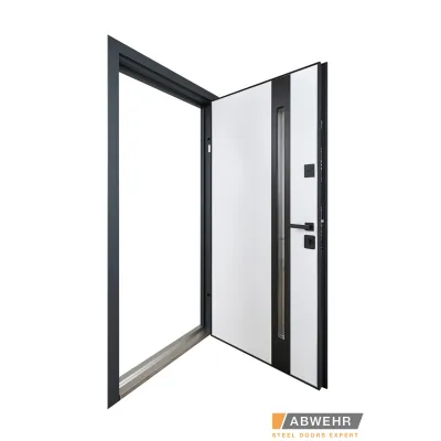 Вхідні Двері Defender (KTM) 506 Nordi Glass RAL 7021Т Abwehr-10