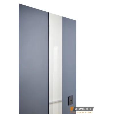 Вхідні Двері Defender (KTM) 506 Nordi Glass RAL 7021Т Abwehr-9