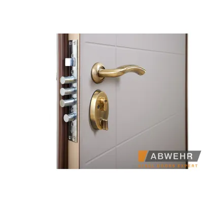 Входные Двери LIGHT (A0) КВАРТИРА хаки темный Abwehr-5