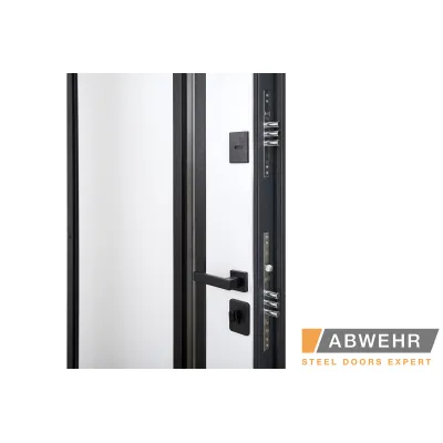Входные Двери Defender (KTM) 506 Nordi Glass RAL 7021Т 1200 Abwehr-5