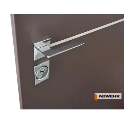 Входные Двери Abwehr Defender 76 Solid с терморазрывом Ral 8019T + Венге-5