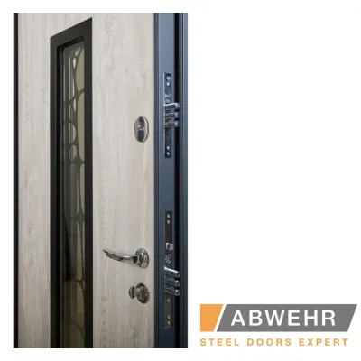 Вхідні Двері Defender (KTM) 408 Defender Glass RAL 7021Т Abwehr-11