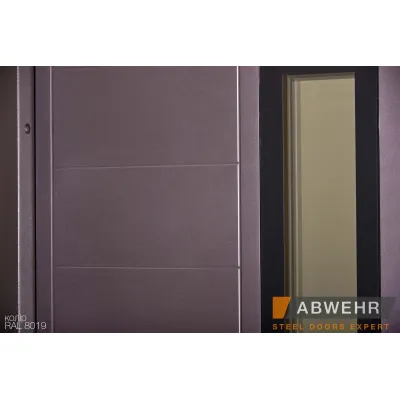 Вхідні Двері Bionica (KT1 p терморозривом) 367 UFO RAL 8019 Abwehr-5