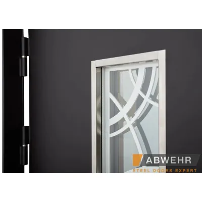 Входные Двери Defender (KTM) 408 Defender Glass RAL 8022Т Abwehr-13