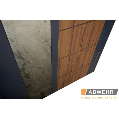 Входные Двери 478 UFO GOLD COTAGE1 (KT1 з терморазрывом) Abwehr-4