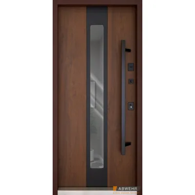 Входные Двери BIONICA 2 (BN2) LAMPRE (LP-5) дуб темный Abwehr-1