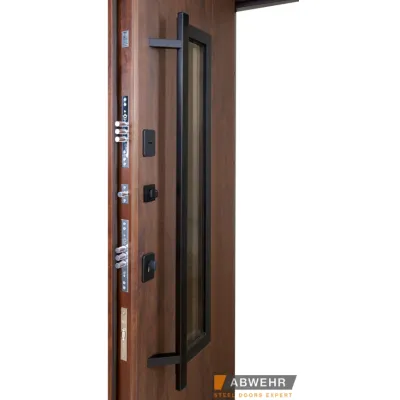 Входные Двери BIONICA 2 (BN2) LAMPRE (LP-6) дуб темный Abwehr-13