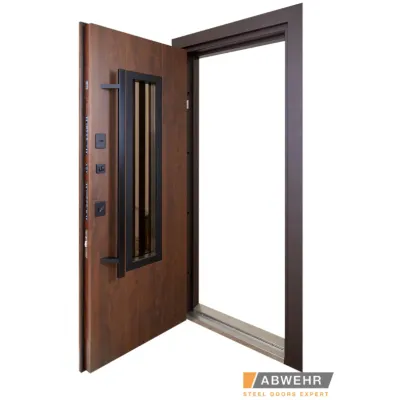Входные Двери BIONICA 2 (BN2) LAMPRE (LP-6) дуб темный Abwehr-2