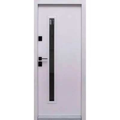 Входные Двери Berez Street Slim P Дуб 23/Белый атлас-1