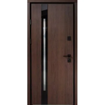 Входные Двери Berez Street Slim P Дуб 23/Белый атлас-0