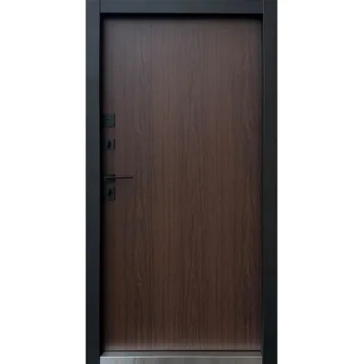 Входные Двери Berez Optima Street Plus Party D RAL 8019 пісок/дуб 23-1