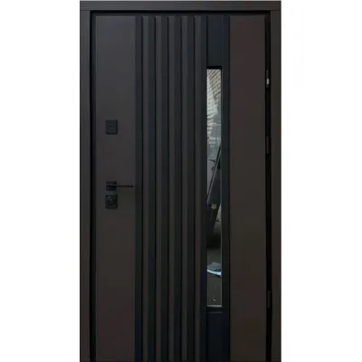 Вхідні Двері Berez Street Plus Rio P LOFT RAL 8019/Білий атлас-0