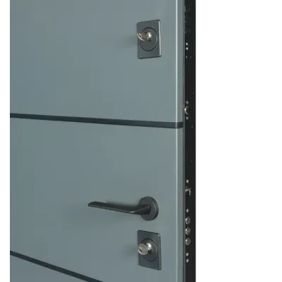 Вхідні Двері COTTAGE 703/237 Metallic Grey/Вулична Vinorit Булат-5