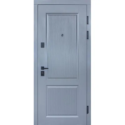 Входные Двери Термо Статус (квадро) Securemme 269/263 Хром/Белый матовый Булат-1