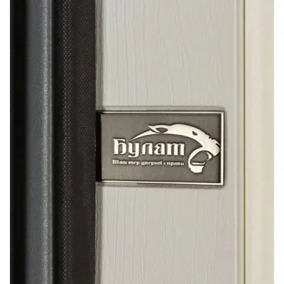 Вхідні Двері Термоультра (квадро) Securemme 546/607 Роксі антрацит/Біла шагрень дзеркало Булат-7