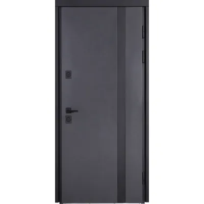 Вхідні Двері Котедж 710/265 Metalic anthracite/Вулична Білий Атласний-7