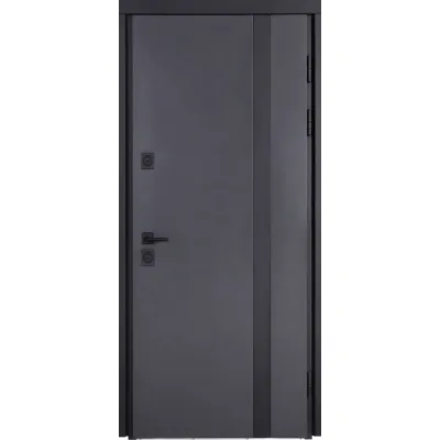 Вхідні Двері Котедж 710/265 Metalic anthracite/Вулична Білий Атласний-8