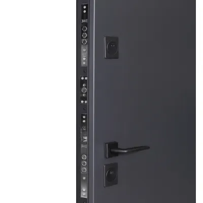 Входные Двери Коттедж 705/431 Metalic anthracite/Уличная Антрацит серый Булат-5