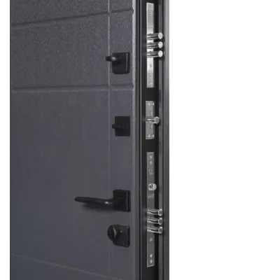 Входные Двери Коттедж 705/431 Metalic anthracite/Уличная Антрацит серый Булат-6
