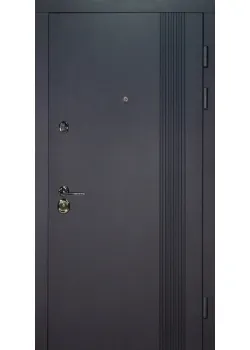 Двери СТАТУС МОДЕЛЬ 245 Графит матовый / Белый супермат Булат