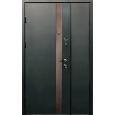Входные Двери Modern RAL 9803 1200 "Galicia"-0