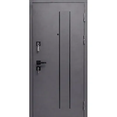 Входные Двери Galicia Modern+ RAL 7024 BLACK/крафт белый-0