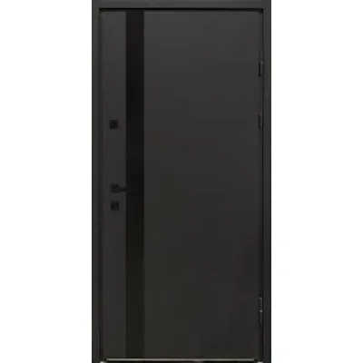 Входные Двери Galicia Modern RAL 9803 BLACK/крафт белый-0