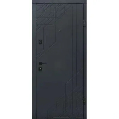 Входные Двери ПО-260 Q Антрацит/белый мат Министерство Дверей-0