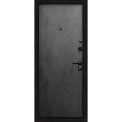 Входные Двери ПК-266+ Q Бетон темный Министерство Дверей-1