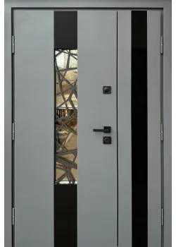 Двери Стронг Плаза 1200 графіт G1298 песок/антрацит Vinorit "Qdoors"
