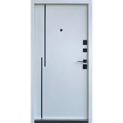 Вхідні Двері Ультра Крос-Аk антрацит/біла шагрень Qdoors-1