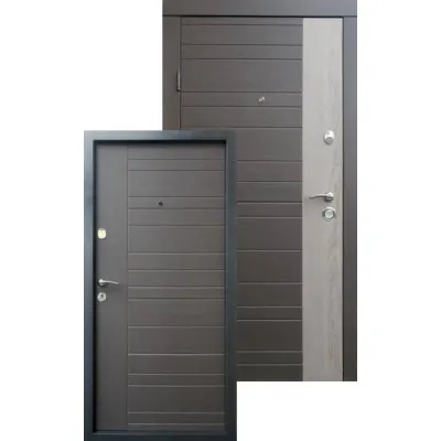 Входные Двери Альт-М венге серый горизонт - дуб флорида "Qdoors"-2