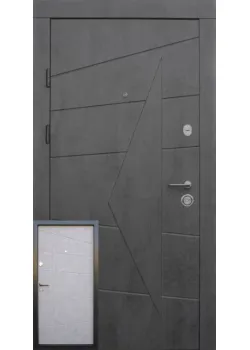 Двері Преміум Акцент бетон темний - бетон сірий "Qdoors"