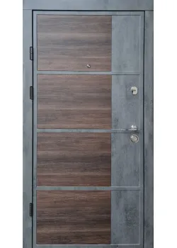 Двери Премиум Бостон-М бетон темный-светлый Qdoors