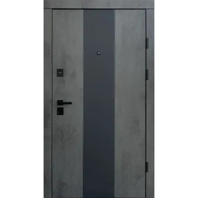 Входные Двери Qdoors Премиум Трейси-М/Гладь Оксид темный/Бетон снежный-0
