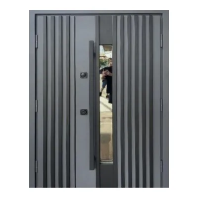 Вхідні Двері Qdoors Стронг Прайд антрацит пісок/біла структура 1200-1
