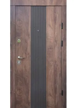 Двері Преміум Люксор спил дерева кон'ячний Qdoors