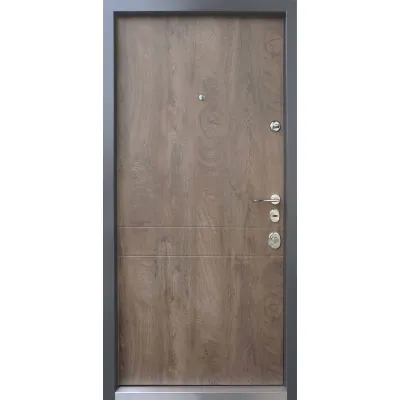 Входные Двери Франк-М спил дерева коньячный Qdoors-1