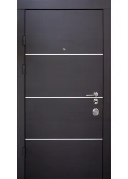 Двері Авангард Горизонт-AL венге темний Qdoors