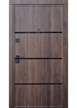 Двері Ультра Акорд дуб табак/біле дерево Qdoors