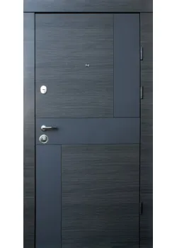 Двері Преміум Стиль-М венге сірий горизонт АРТ - біле дерево "Qdoors"