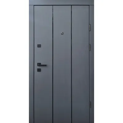 Входные Двери Премиум Вертикаль-АК 2 цвета "Qdoors"-1