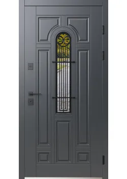Двери Лучия ArWood RAL 7016/ПВХ белое дерево Sarmak