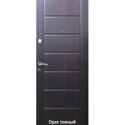 Входные Двери Эконом-У медь антик/орех темный StalMax-1